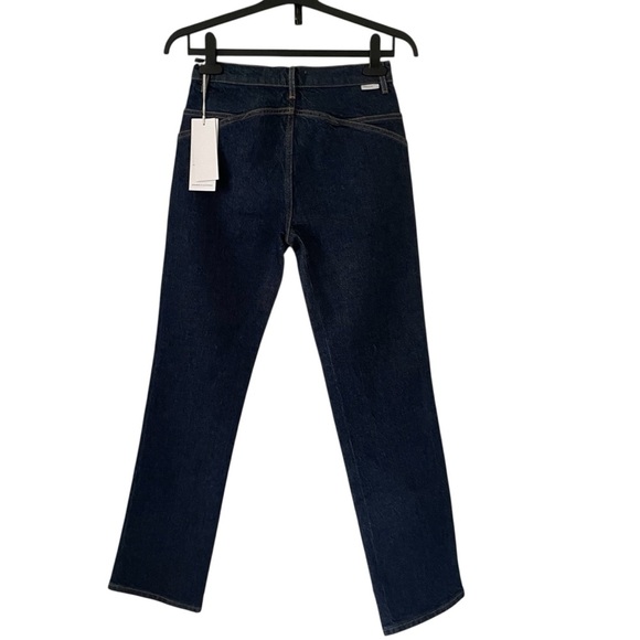 Boyish The Dempsey High Rise Pop Crop Straight-Leg Jeans Button Fly NWT - Picture 5 of 12
